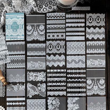 Block stickers pet encaje-30 pzas
