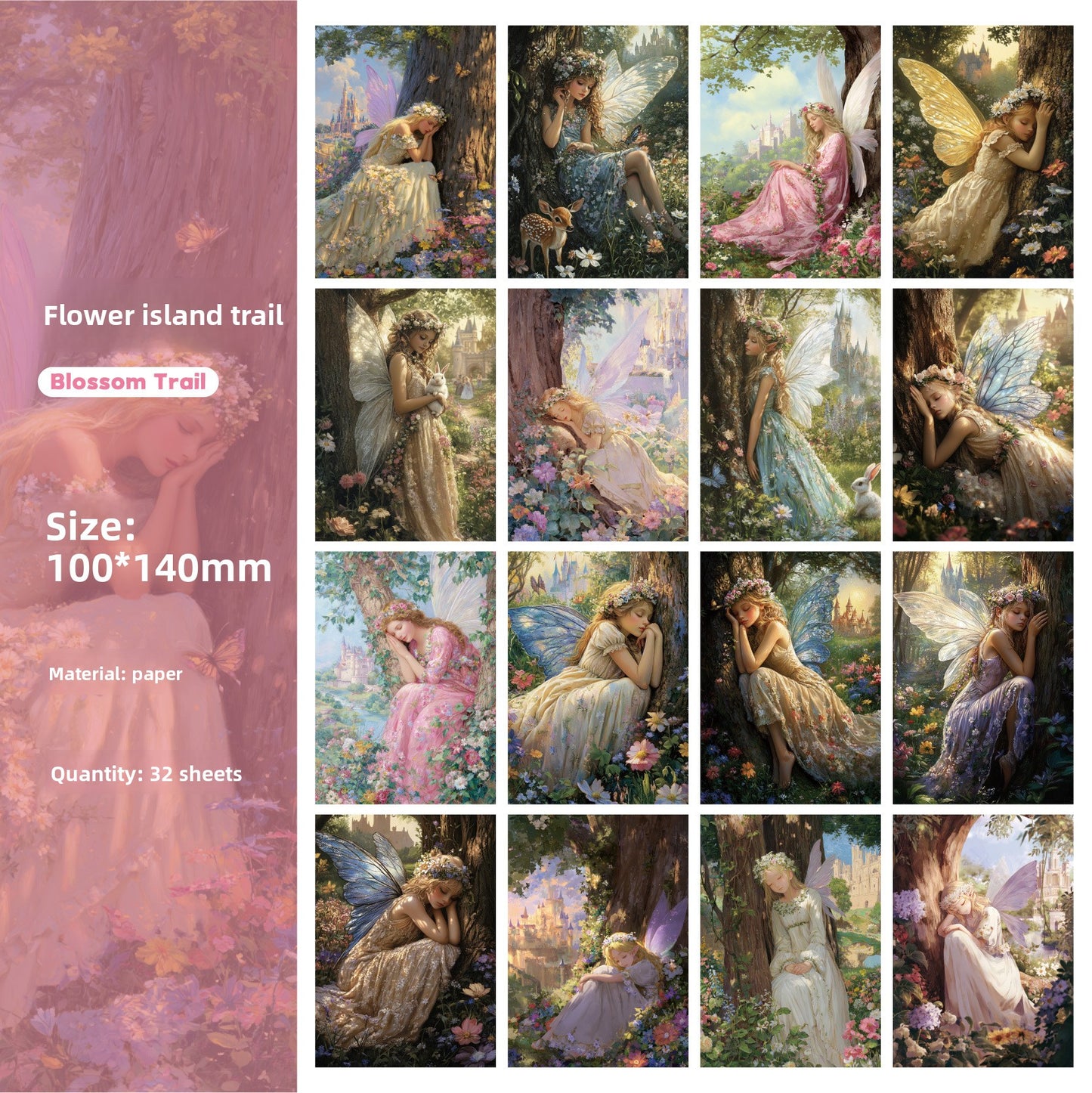 Papel fairy fantasy-32 pzas