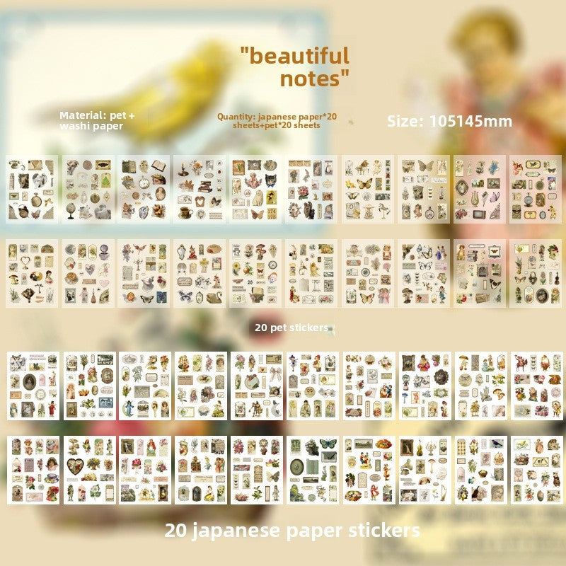 Libro de stickers classical-40 hojas