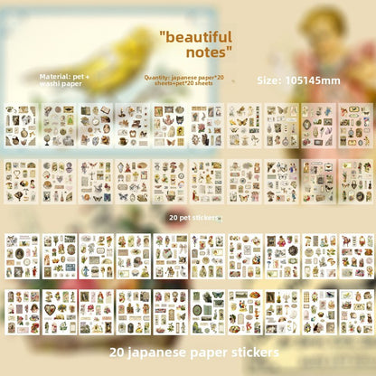 Libro de stickers classical-40 hojas