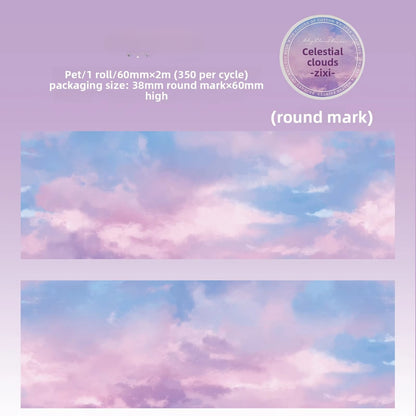 Washitape nubes-2 metros