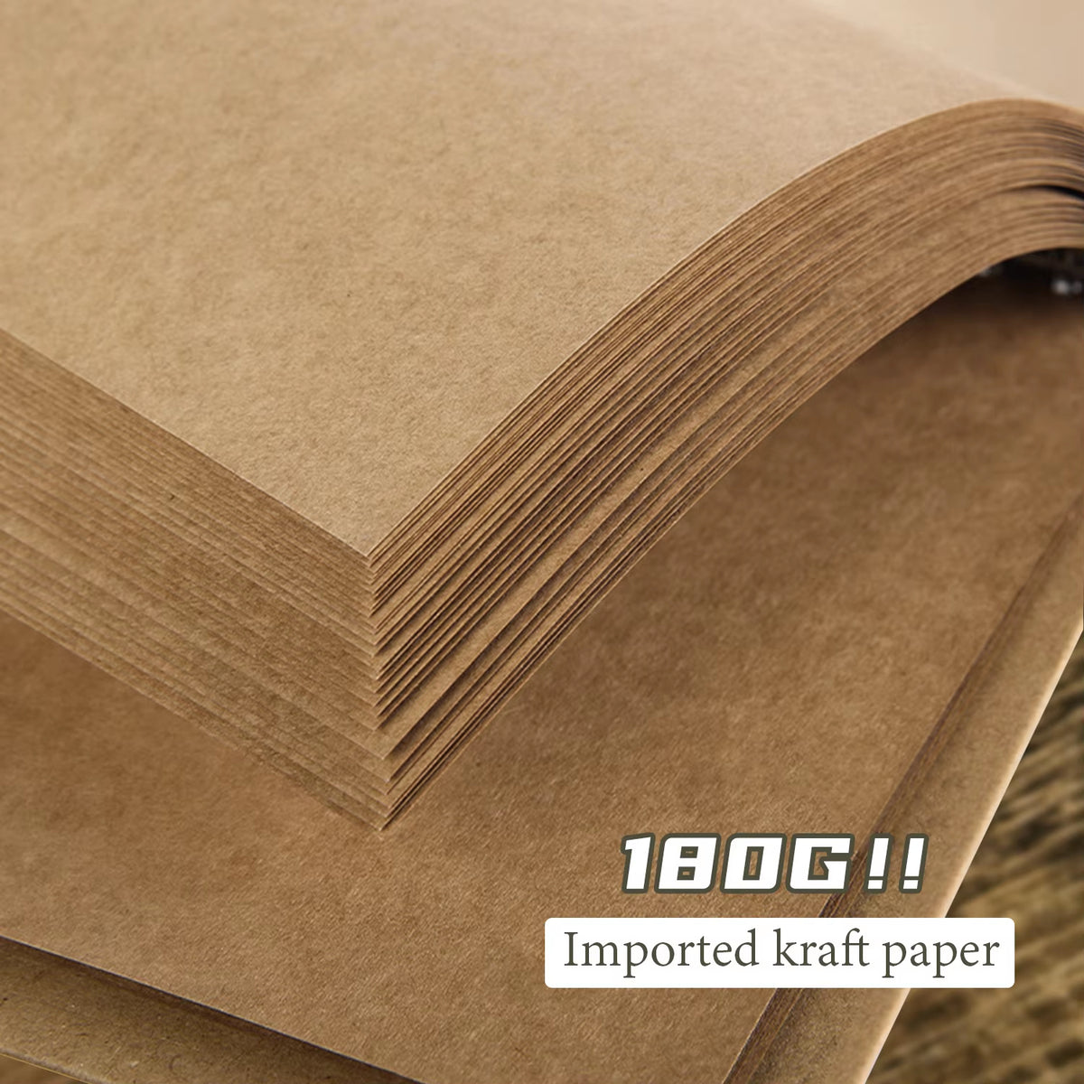 Albúm con hojas kraft 20.5 cm x 20.5 cm-30 hojas