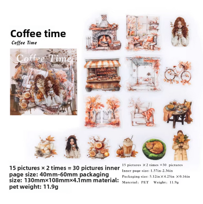Stickers autumn-30 pzas