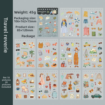 Libro de stickers dream pursuit life-20 hojas