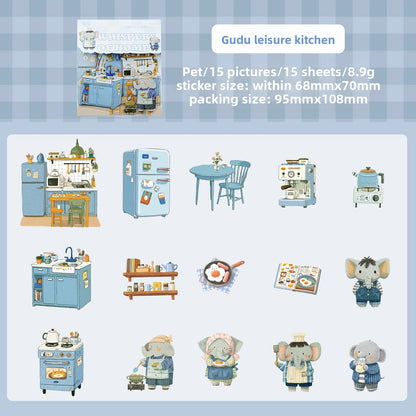 Stickers whispers of home-15 pzas