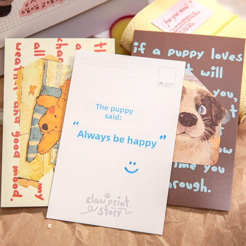 Postcards claw print story-30 pzas
