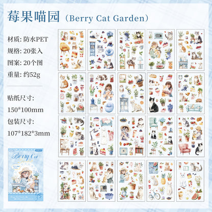 Libro de stickers cute pets-20 hojas