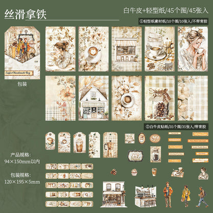 Set coffee handmade bad-45 pzas