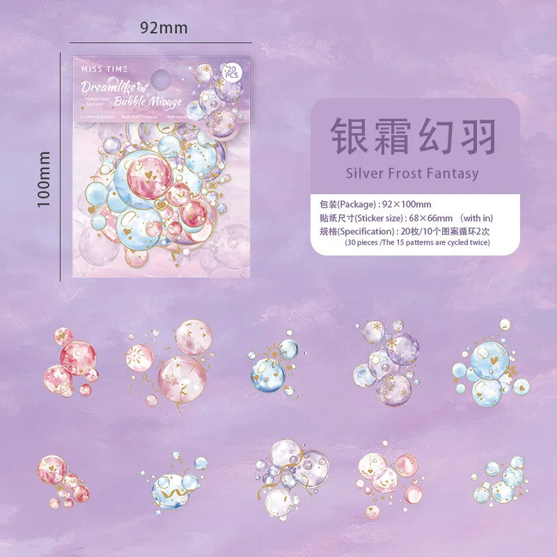 Stickers Dreamlife bubble-20 pzas