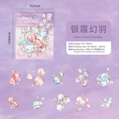 Stickers Dreamlife bubble-20 pzas