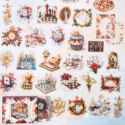 Stickers Alice's time game-100 pzas