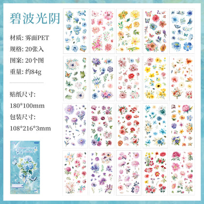 Block de stickers pet appreciating nature-20 hojas