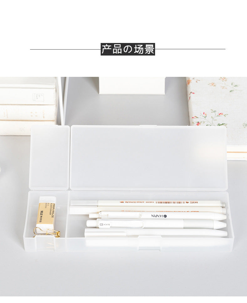 Cartuchera transparente MUJI-1 pza