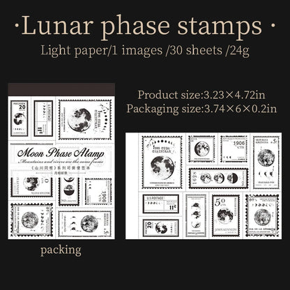 Notepads vintage precortados-30 hojas
