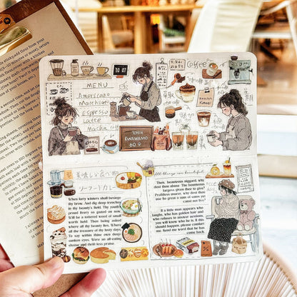 Stickers objetos cotidianos-4 pzas