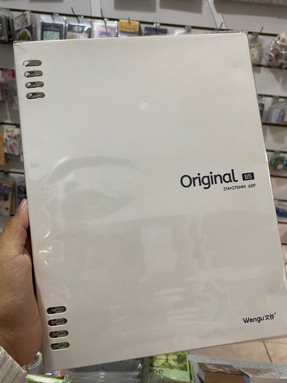 Cuaderno infinito B5 tapa dura + separadores + hojas rayadas