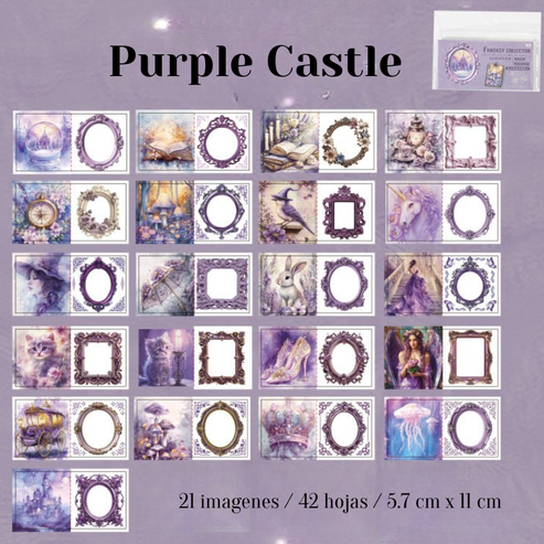 Decopaper fantasy collector -42 pzas